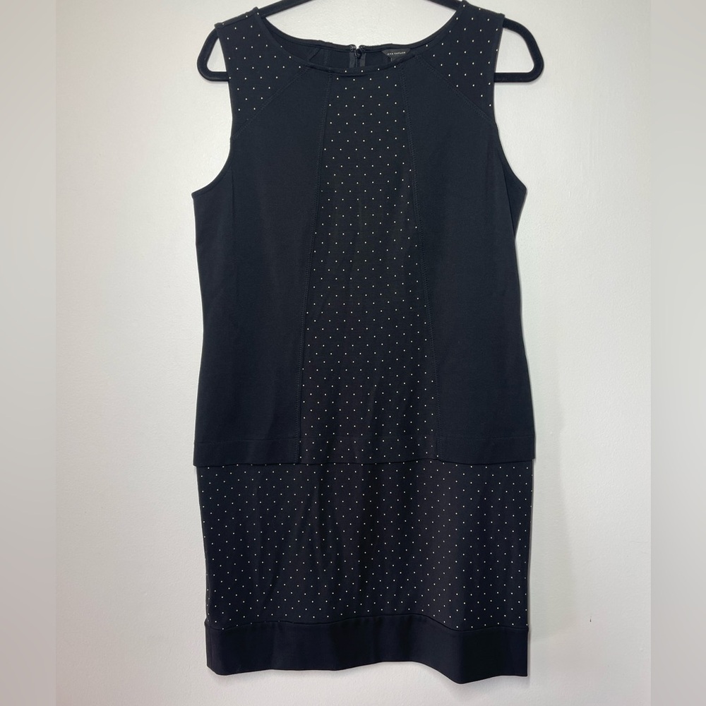 NEW ANN TAYLOR SHEATH POLKA DOT DRESS woman’s 6